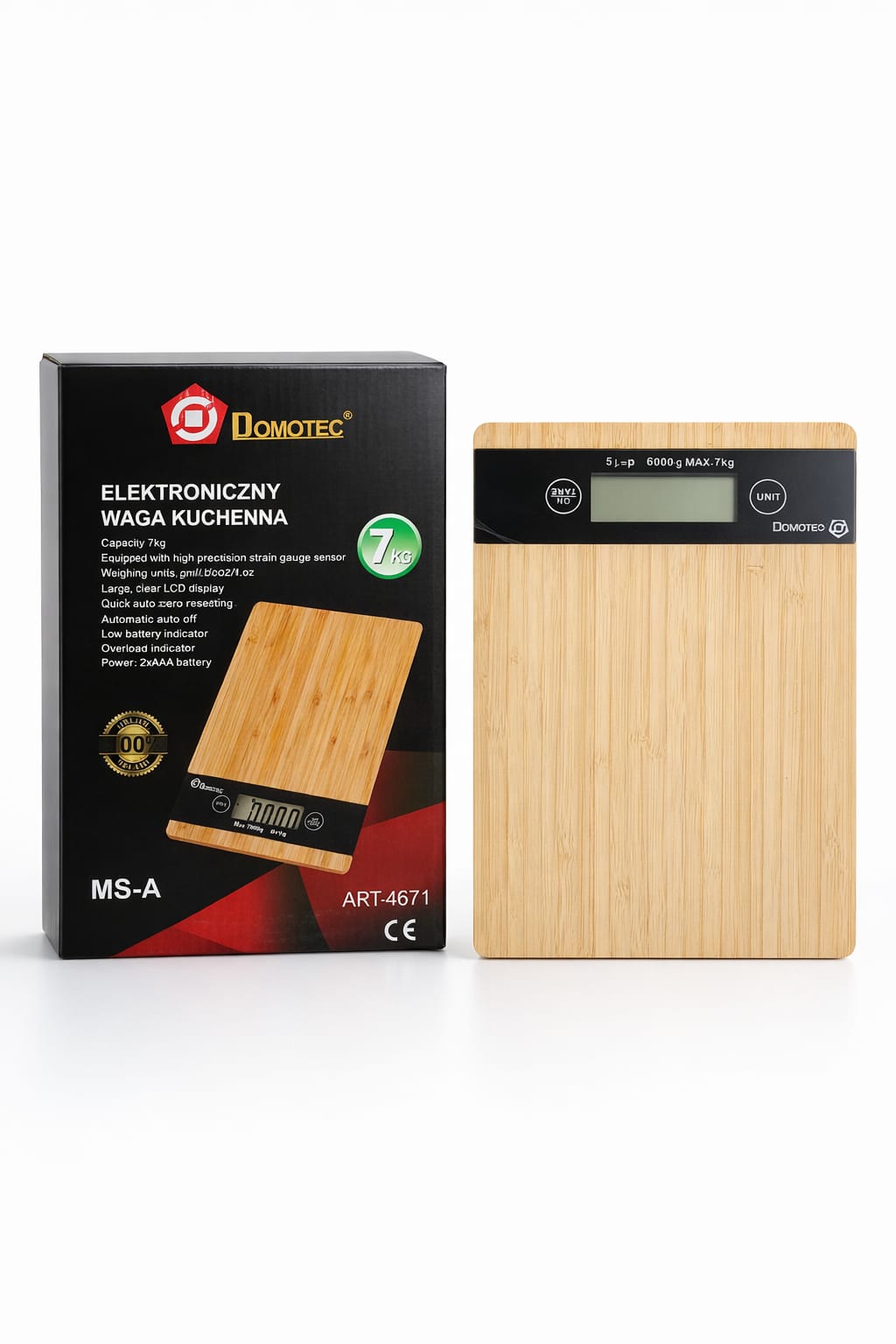 Digitale Küchenwaage Glas slim (7 kg)